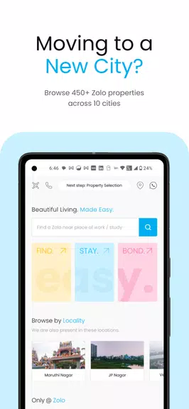 Zolo Coliving - Rent PG Online Capture d'écran 0