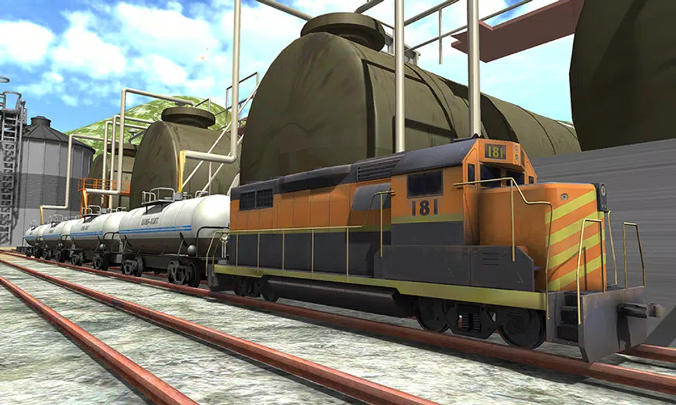 Oil Tanker Train Driving Sim应用截图第0张