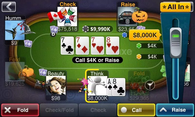 Texas HoldEm Poker Deluxe 螢幕截圖 1