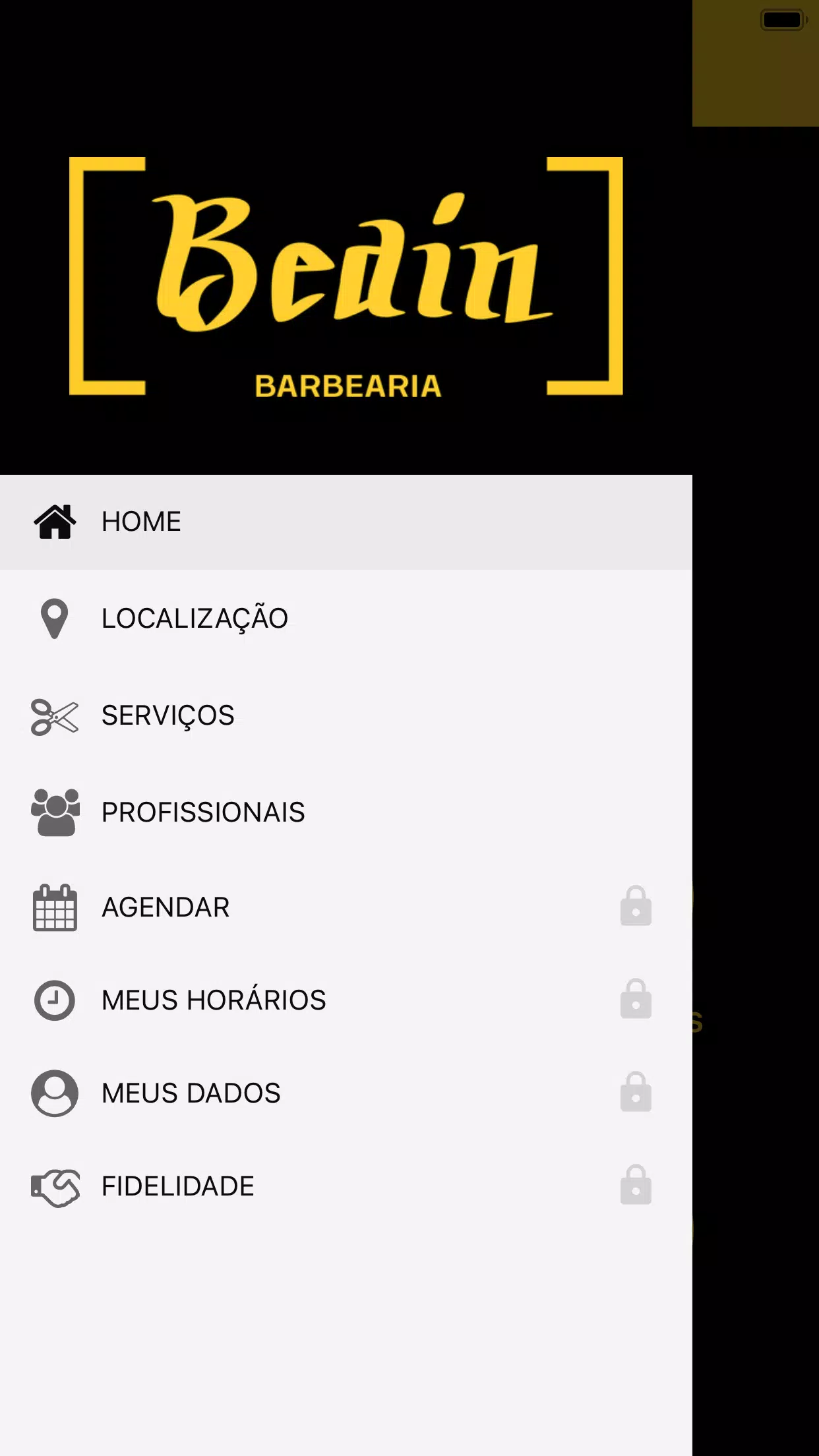 Bedin Barbearia Captura de tela 1