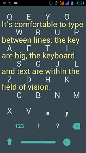 1C Big Keyboard স্ক্রিনশট 1