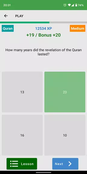 Schermata Fitrah Quiz Islam 1