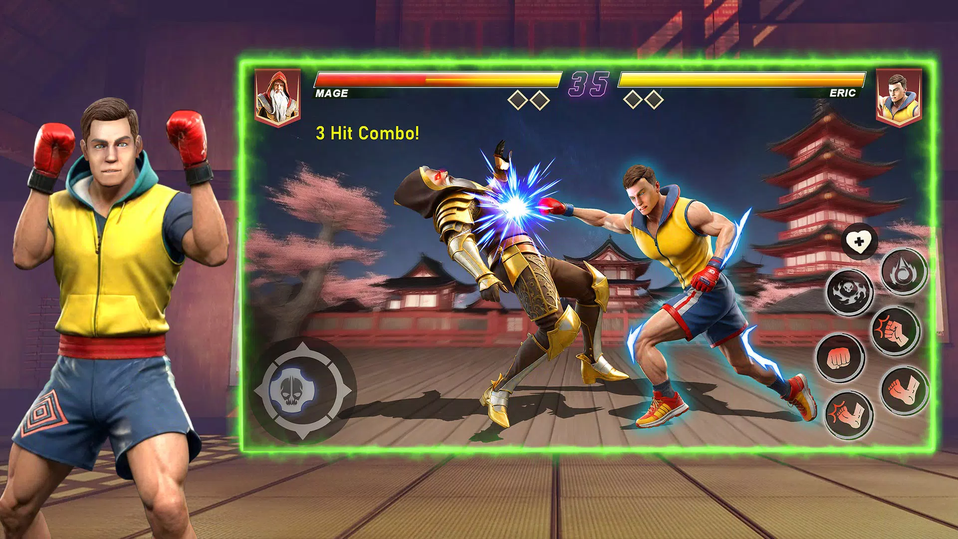 Karate Legends: Fighting Games Captura de tela 2