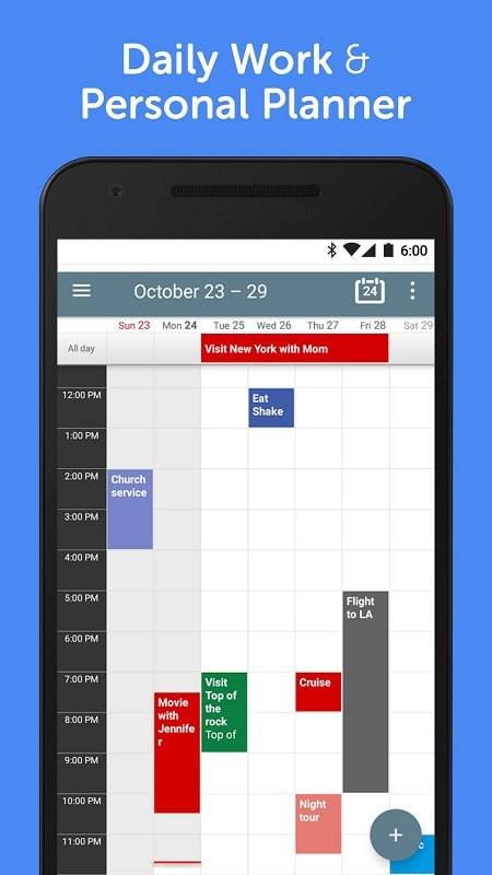 Calendar+ Schedule Planner Zrzut ekranu 1