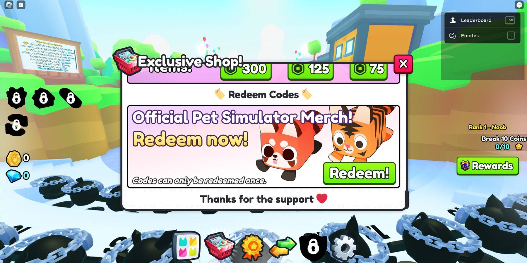 Image: Placeholder for Redemption Screen