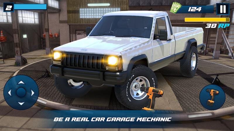 Tire Shop Car Mechanic Game 3d Screenshot 3