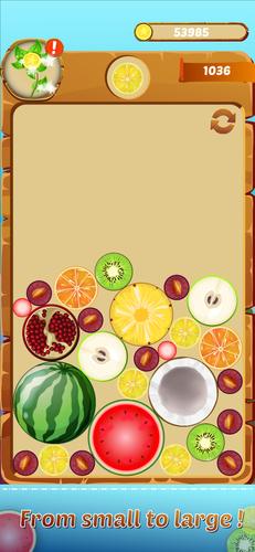 Fruit Merge - Addictive game. स्क्रीनशॉट 0