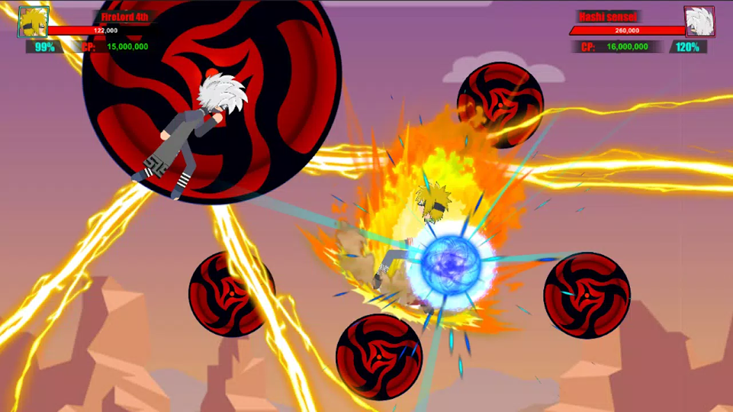 Stickman Ninja Fight 3v3 Mod स्क्रीनशॉट 2
