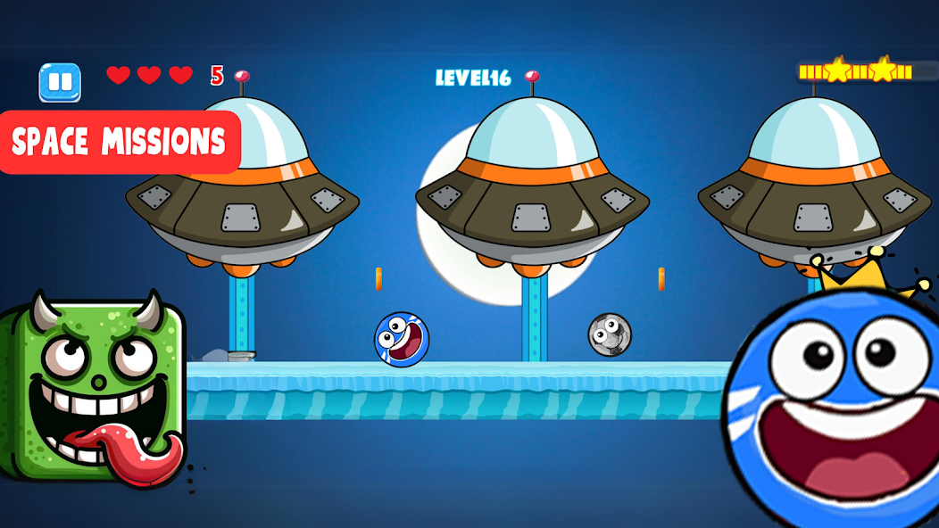 Ball V - Red Bounce Ball 5 Mod Zrzut ekranu 1