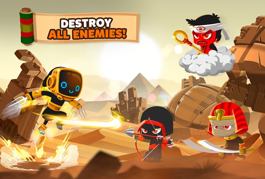 Ninja Dash Run - Offline Game 螢幕截圖 3
