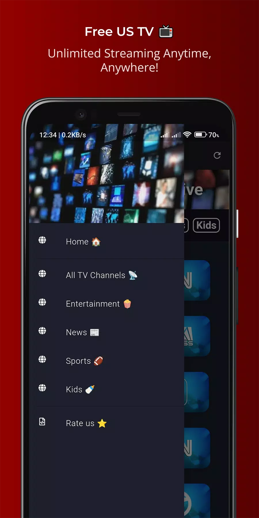 TheTVApp USA Live スクリーンショット 2