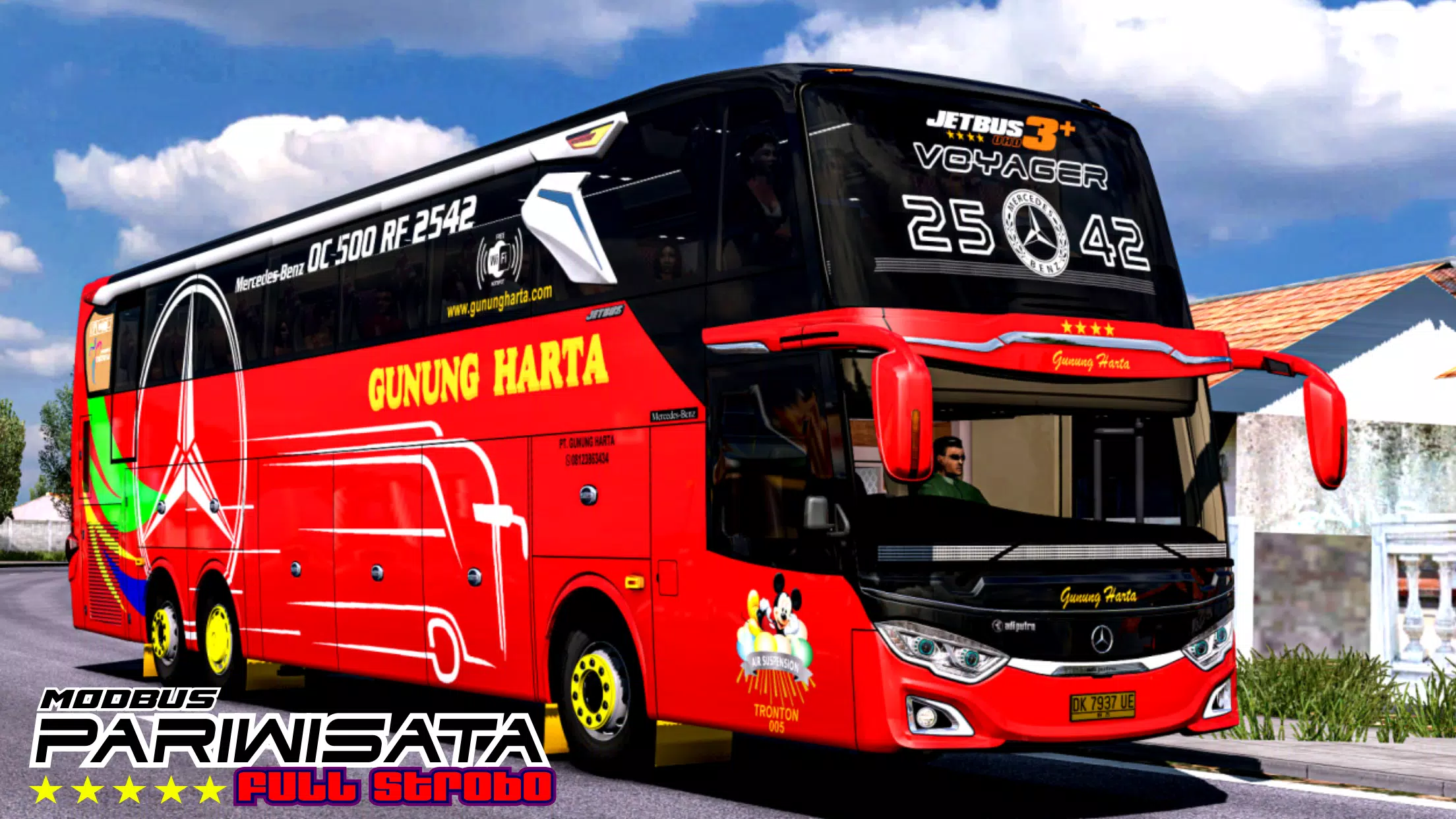 Mod Bus Pariwisata Full Strobo স্ক্রিনশট 0