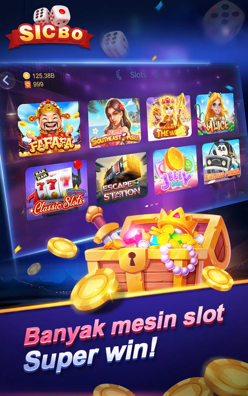 SicBo Casino Dice Game Captura de pantalla 1