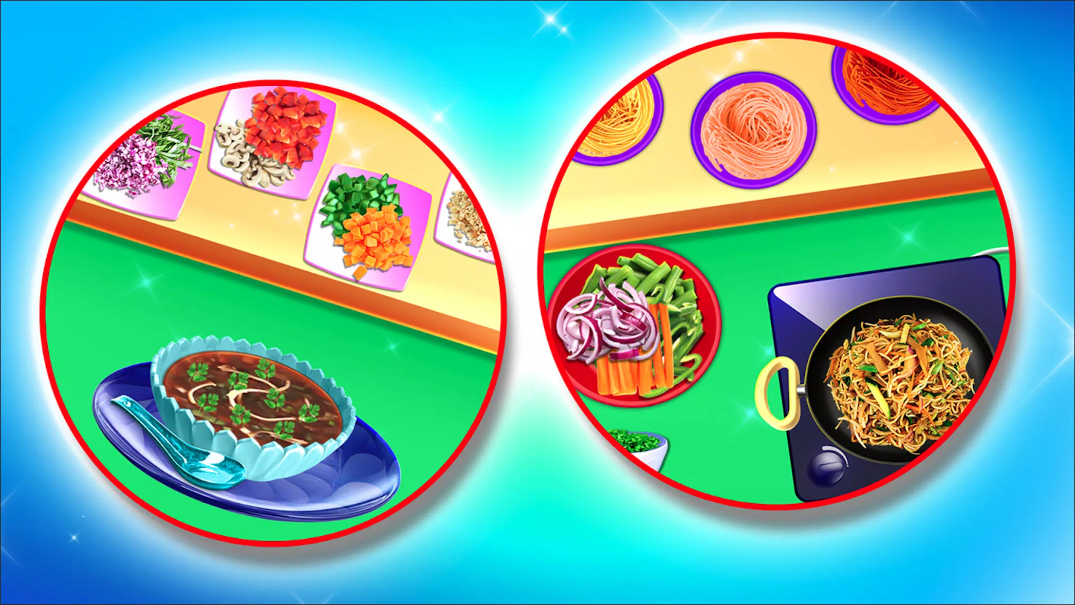 Lunar Chinese Food Maker Game Schermafbeelding 2