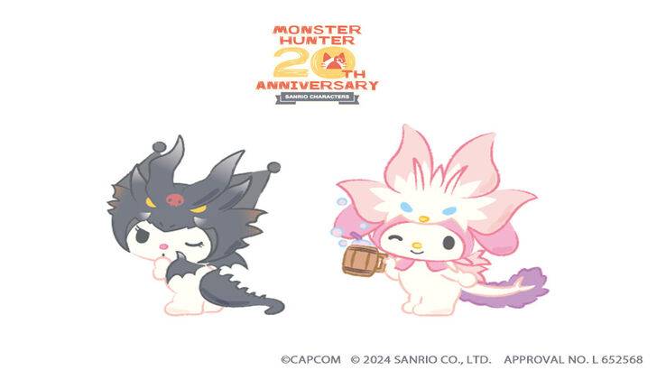 Monster Hunter x Hello Kitty Island Adventure Collab은시나 모롤 아이템을 게임에 가져옵니다.