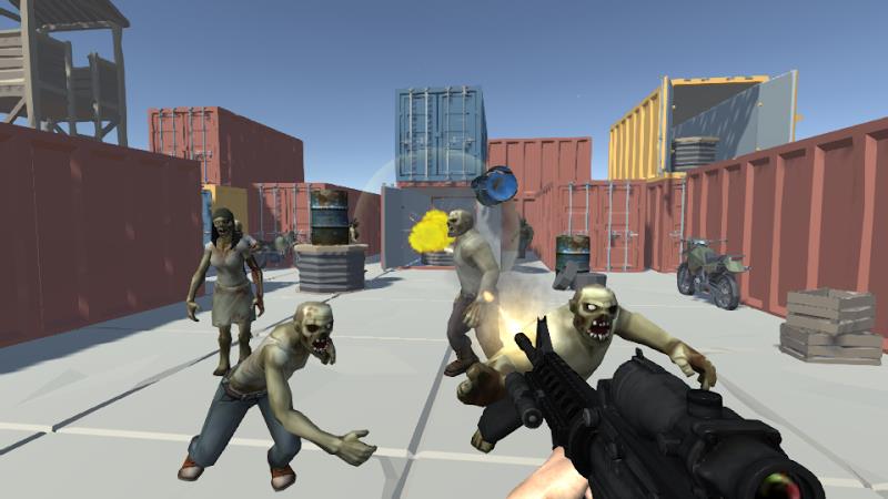 Zombie Shooting 3D Offline スクリーンショット 2