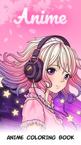 Anime Games Coloring Book Скриншот 0