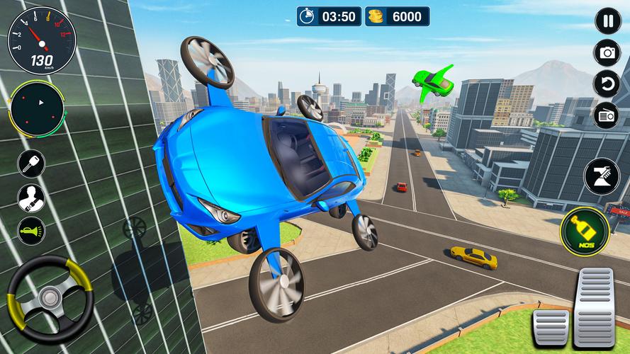 Flying Car Simulator: Car Game Zrzut ekranu 0