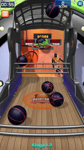 Flick Basketball Stages 스크린샷 1