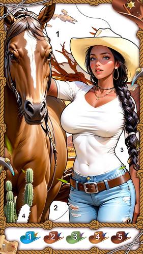 The West Coloring Games Zrzut ekranu 3