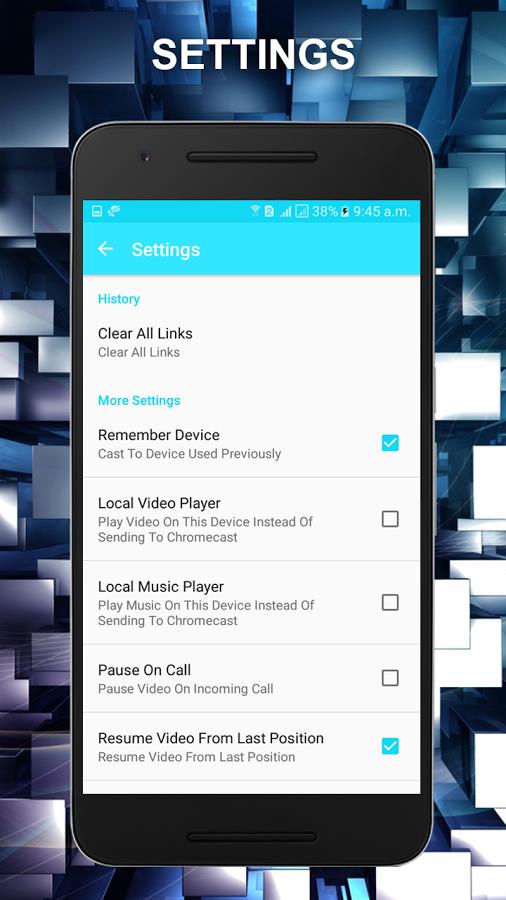RaysCast For Chromecast 螢幕截圖 1