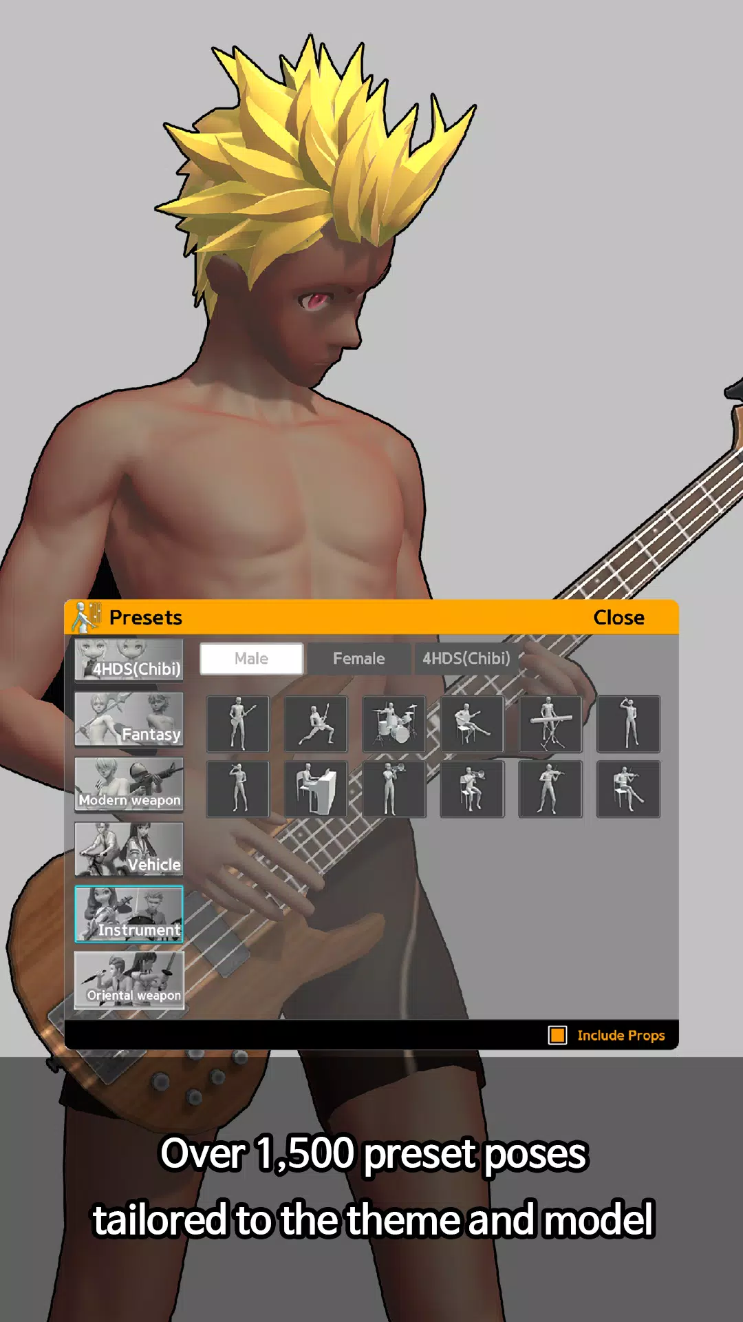 Easy Pose - 3D pose making app Schermafbeelding 3
