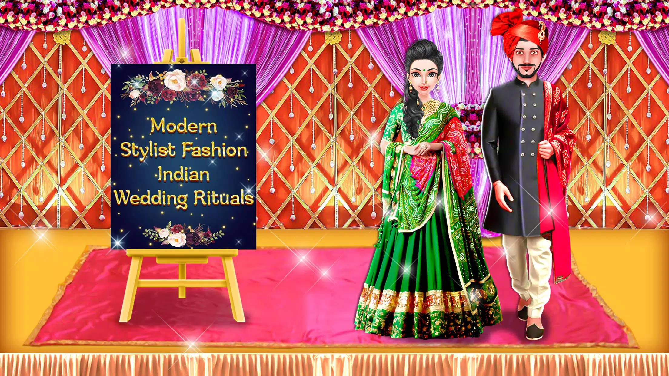 Wedding Fashion Makeup Dressup Screenshot 0