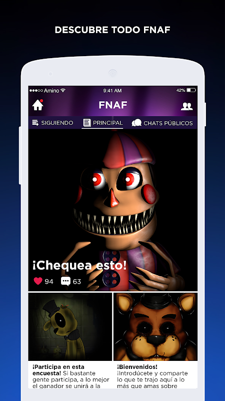 FNAF Amino en Español 螢幕截圖 1