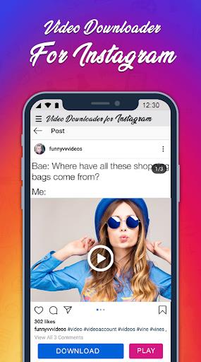 InstaSaver Photo & Video Downloader for Instagram Capture d'écran 0