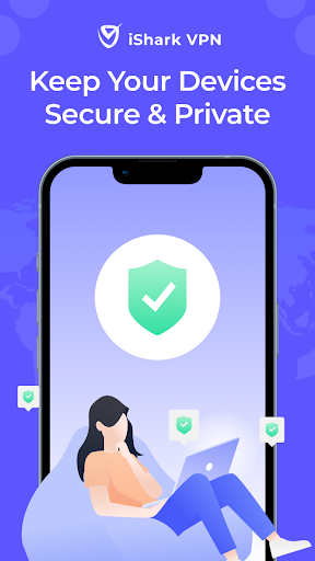 iSharkVPN - Secure & Super Vpn Zrzut ekranu 0