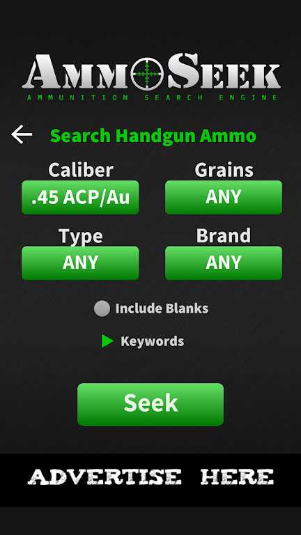 AmmoSeek Screenshot 2