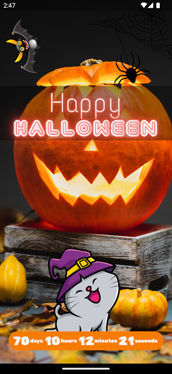 How long until Halloween? ภาพหน้าจอ 2