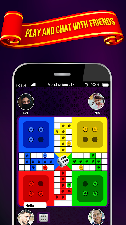 Classic Ludo Game Tangkapan skrin 3