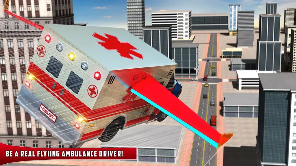 Flying Ambulance Rescue Drive Captura de tela 0