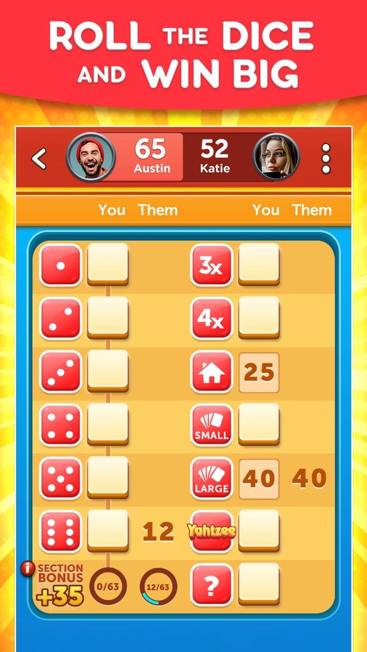 YAHTZEE With Buddies Dice Game Screenshot 0