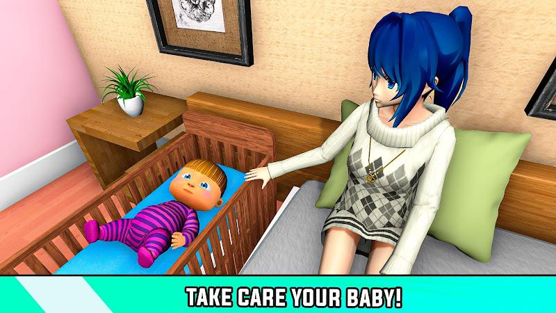 Anime Pregnant Mother 3D Ảnh chụp màn hình 3