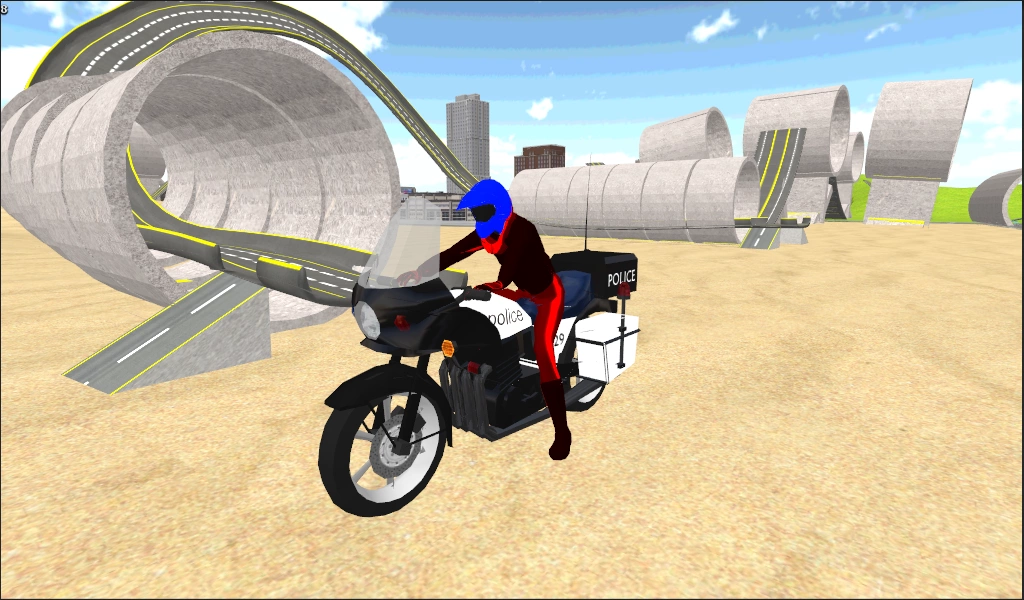 Motorbike Stunt Race 3D Zrzut ekranu 1