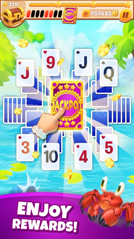 Schermata Solitaire Tarot: Fun Card Patience & Travelling 2