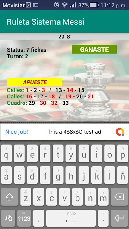 Roulette Messi System 螢幕截圖 2