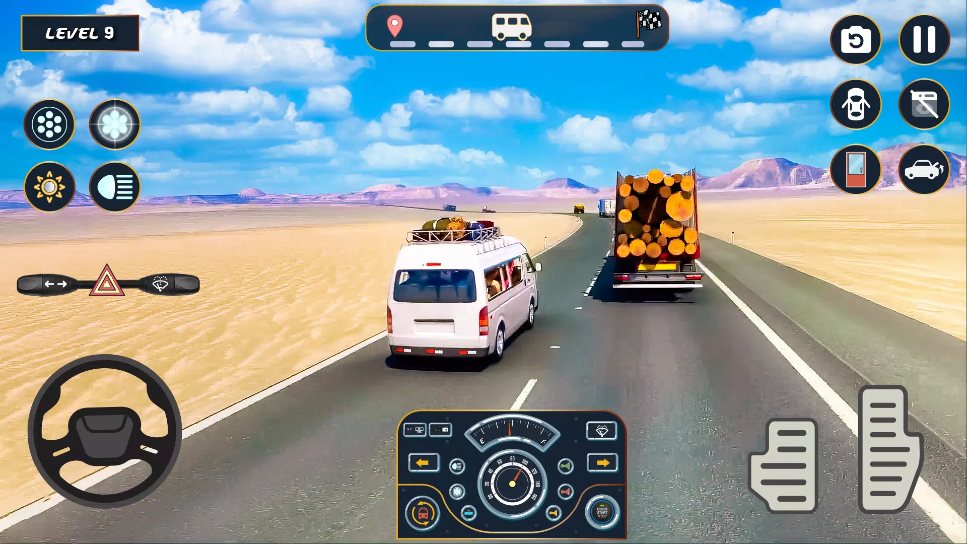 Van Simulator Dubai Van Games Captura de pantalla 2