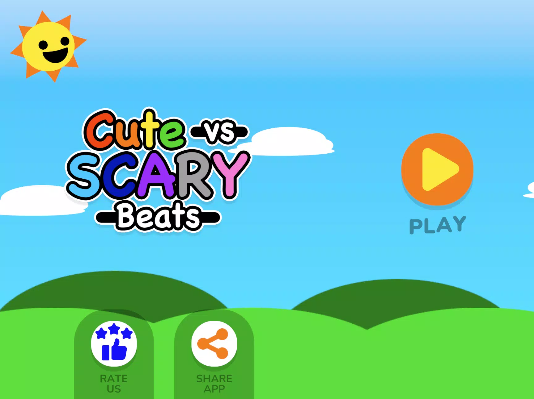 Cute vs Scary Beats 螢幕截圖 1