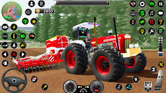 Farm Tractor Driving Game 2023 Ekran Görüntüsü 1