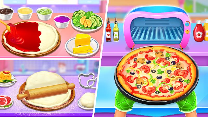 Pizza Maker game-Cooking Games स्क्रीनशॉट 1