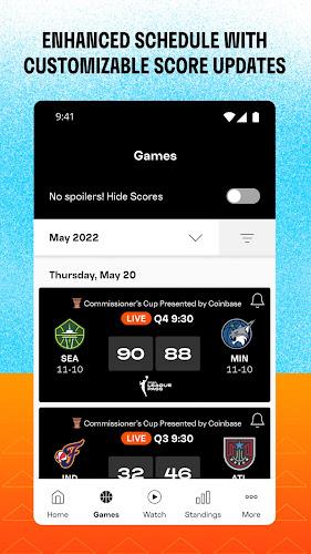 WNBA - Live Games & Scores Tangkapan skrin 3