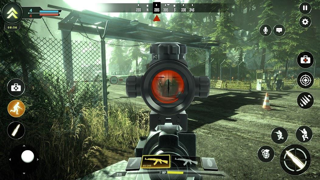 Sniper Game: Shooting Gun Game Mod Schermafbeelding 3