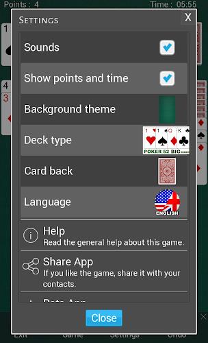 Solitaire suite - 25 in 1 ဖန်သားပြင်ဓာတ်ပုံ 3