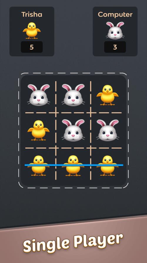 Tic Tac Toe Emoji Ảnh chụp màn hình 1