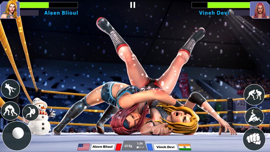 Schermata Bad Girls Wrestling Game 0