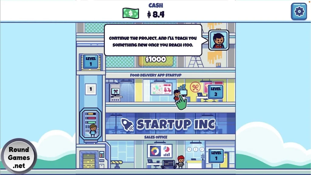 Idle Startup Tycoon Zrzut ekranu 1