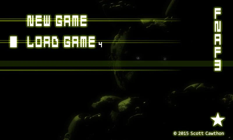 FNAF 3 ဖန်သားပြင်ဓာတ်ပုံ 0